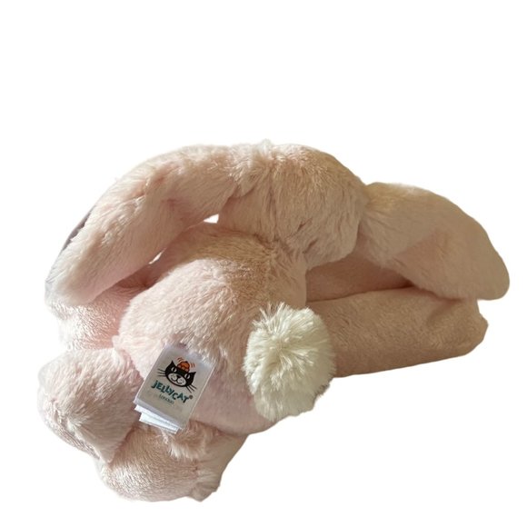 Jellycat Bashful Pink Bunny Soother 13" Lovey Lovie Nunu Security Blanket Baby - Picture 5 of 9